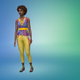 The top, pants and shoes are all new